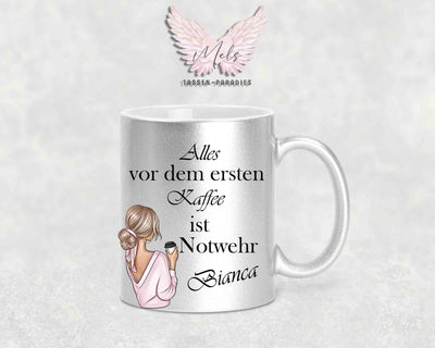 Alles vor dem ersten Kaffee... - mit Bild - Personalisierte Tassen mit und ohne Name