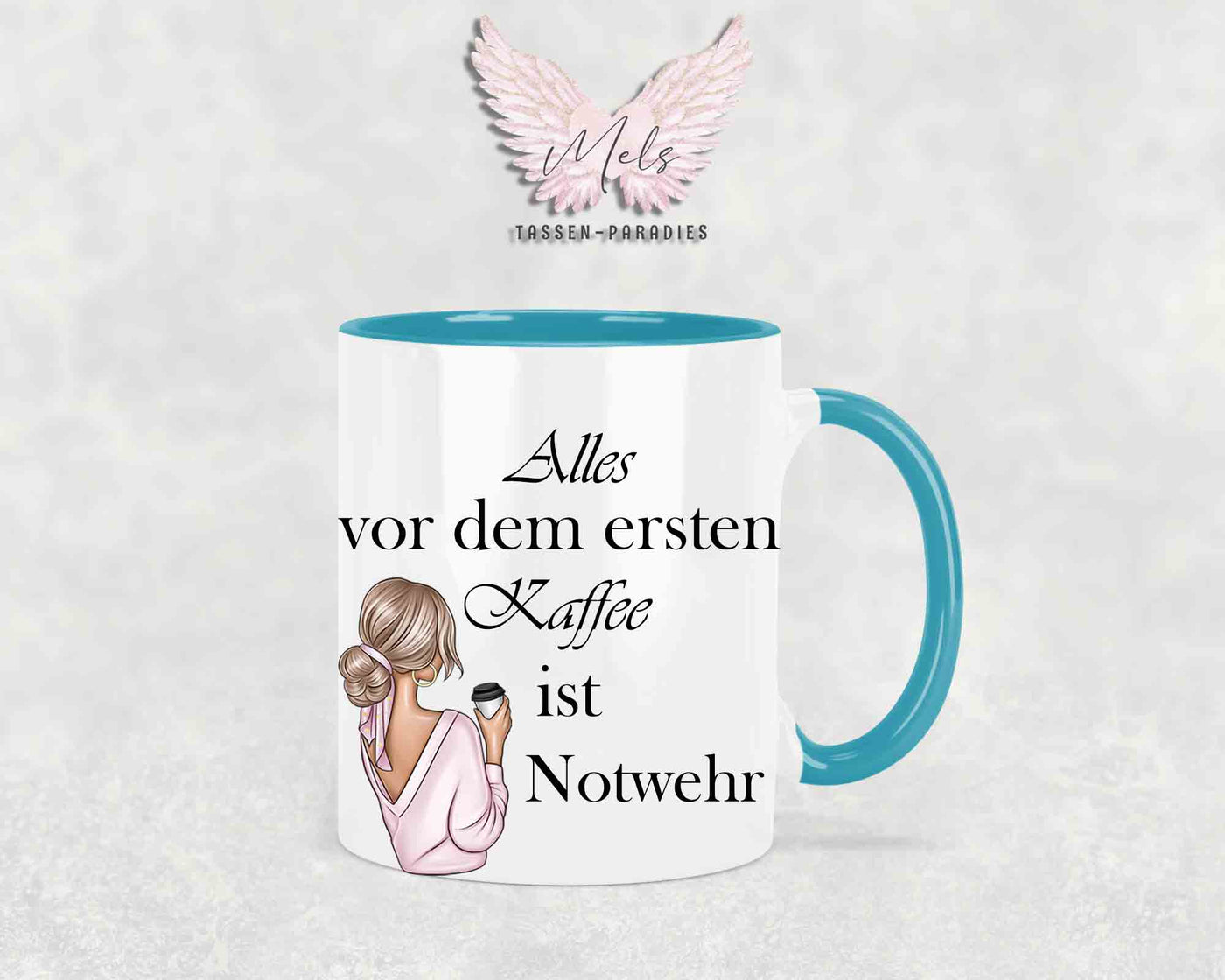 Alles vor dem ersten Kaffee... - mit Bild - Personalisierte Tassen mit und ohne Name