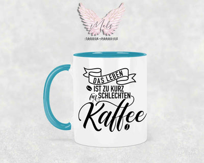 Das Leben ist ... - mit Bild - Personalisierte Tassen mit und ohne Name