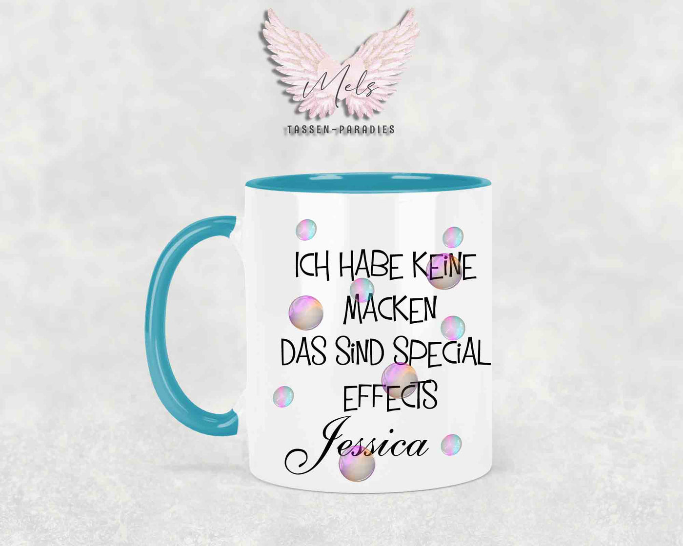 Ich habe keine Macken... - mit Bild - Personalisierte Tassen mit und ohne Name