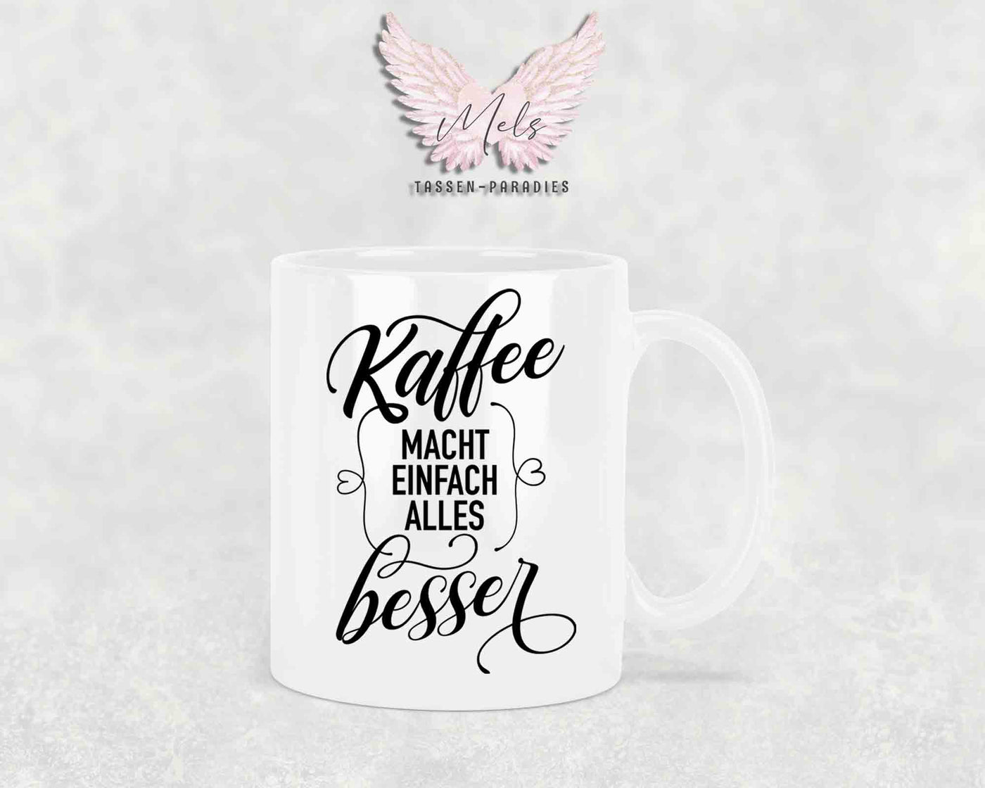 Kaffee macht einfach... - mit Bild - Personalisierte Tassen mit und ohne Name