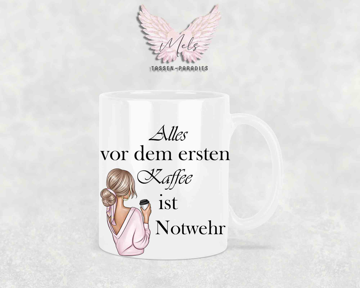 Alles vor dem ersten Kaffee... - mit Bild - Personalisierte Tassen mit und ohne Name