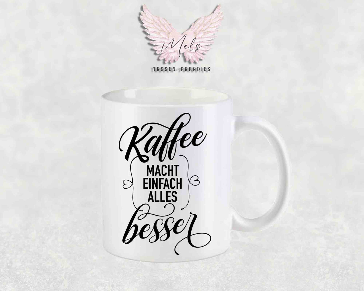Kaffee macht einfach... - mit Bild - Personalisierte Tassen mit und ohne Name