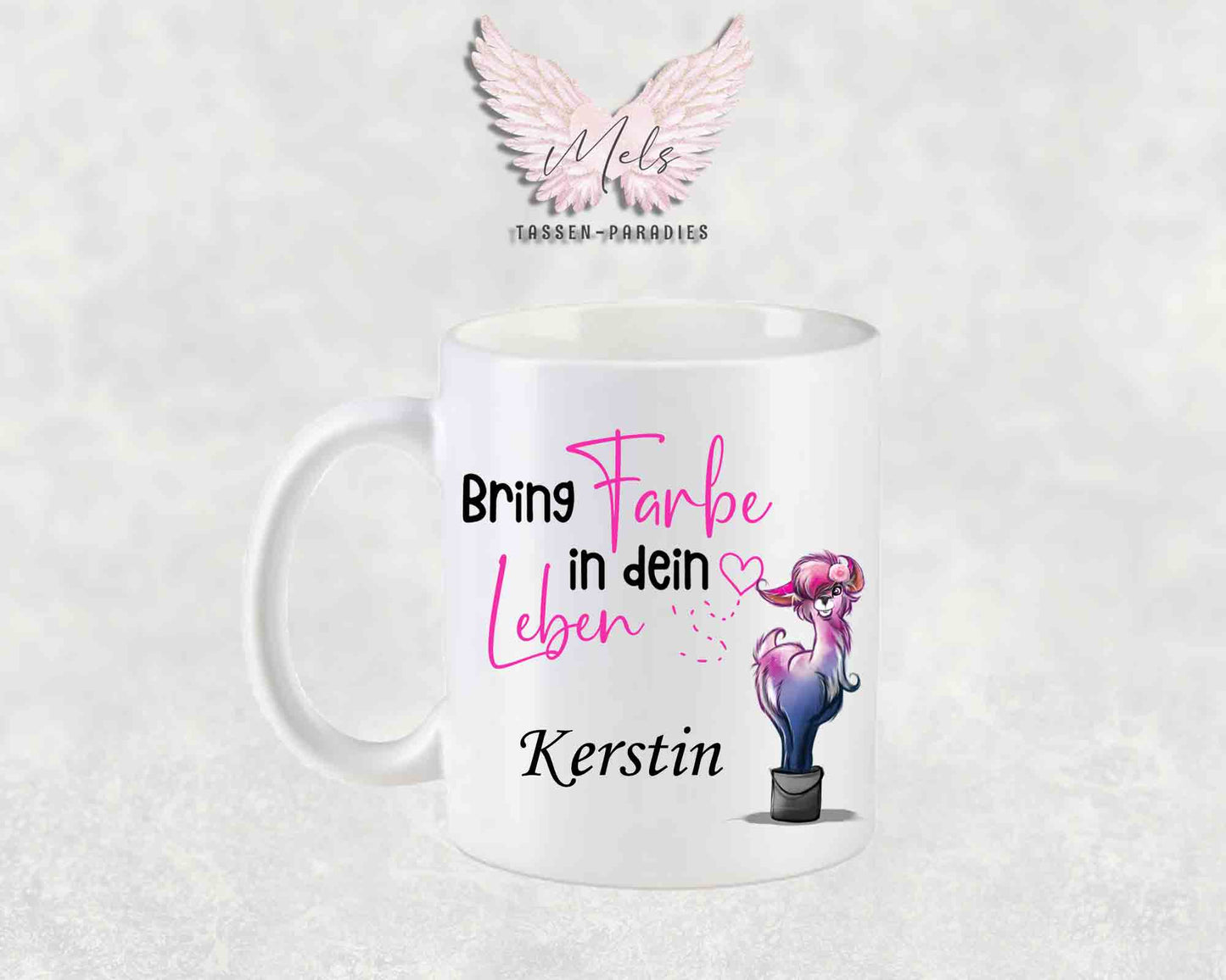 Bring Farbe... - mit Bild - Personalisierte Tassen mit und ohne Name