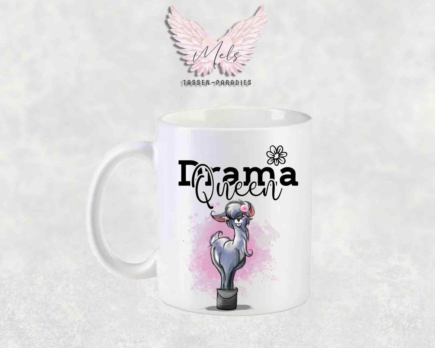 Drama Queen - mit Bild - Personalisierte Tassen mit und ohne Name