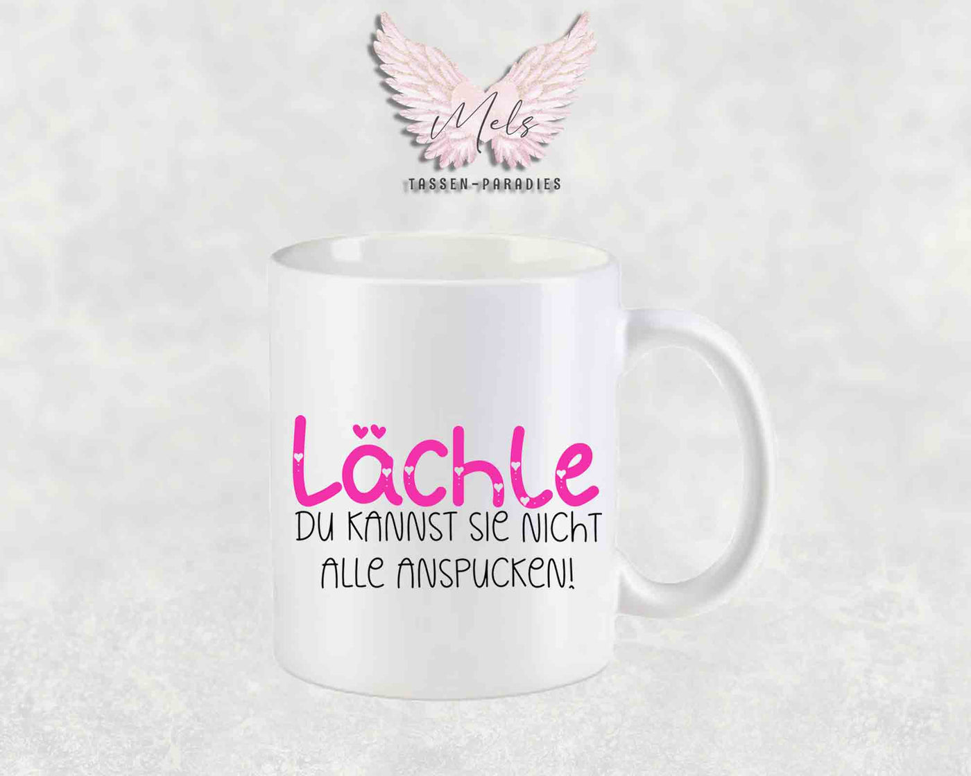 Lächle du kannst... - mit Bild - Personalisierte Tassen mit und ohne Name