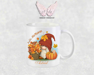 Herbst 9 - mit Bild - Personalisierte Tassen mit und ohne Name