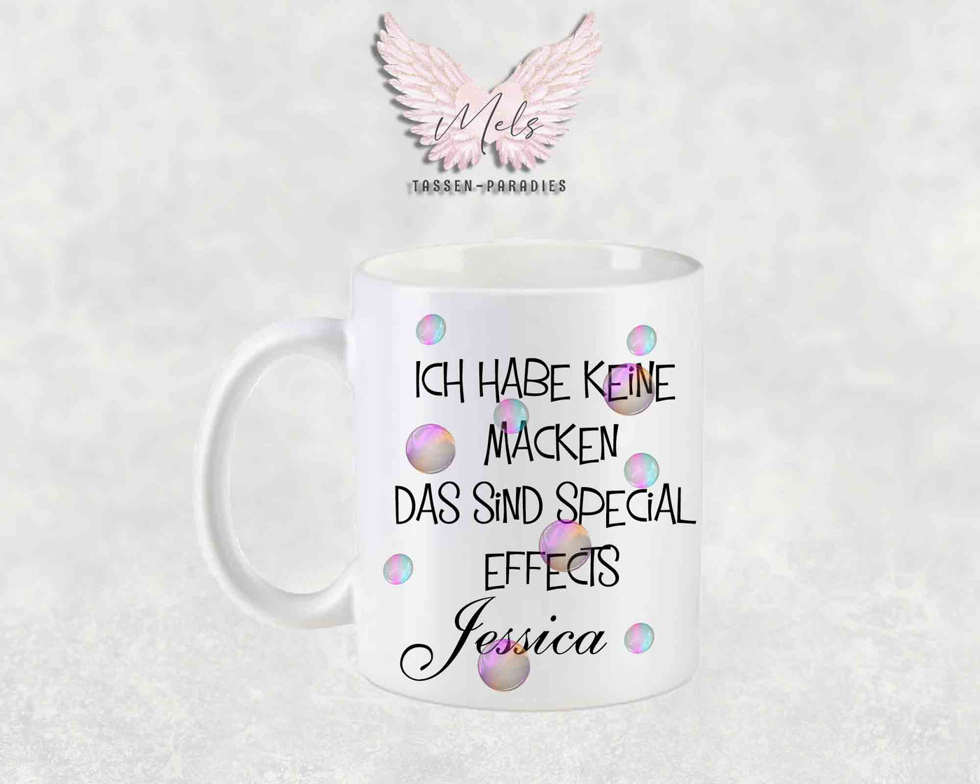 Ich habe keine Macken... - mit Bild - Personalisierte Tassen mit und ohne Name