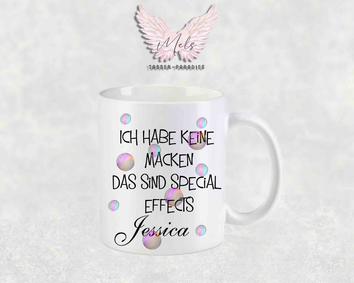 Ich habe keine Macken... - mit Bild - Personalisierte Tassen mit und ohne Name