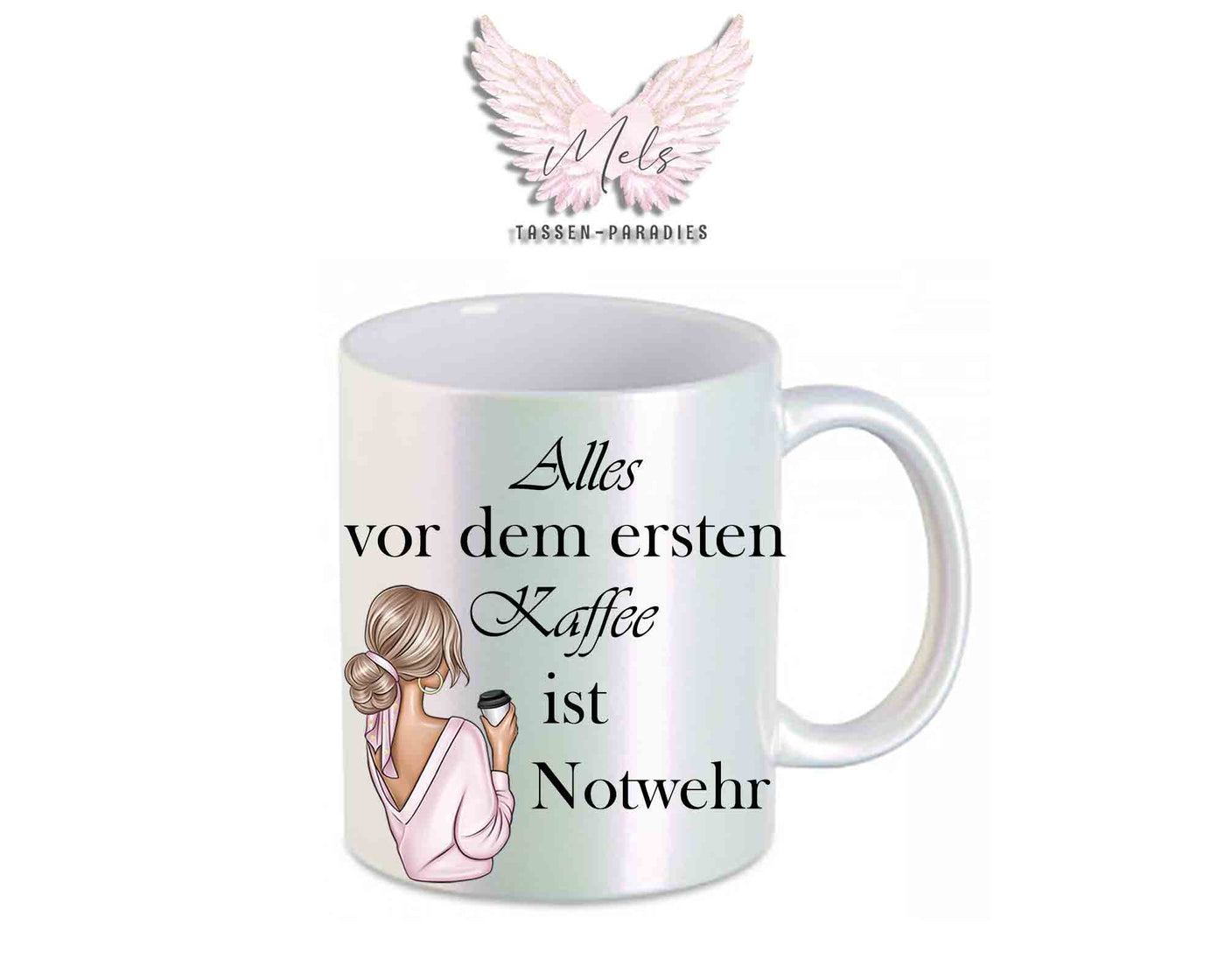 Alles vor dem ersten Kaffee... - mit Bild - Personalisierte Tassen mit und ohne Name
