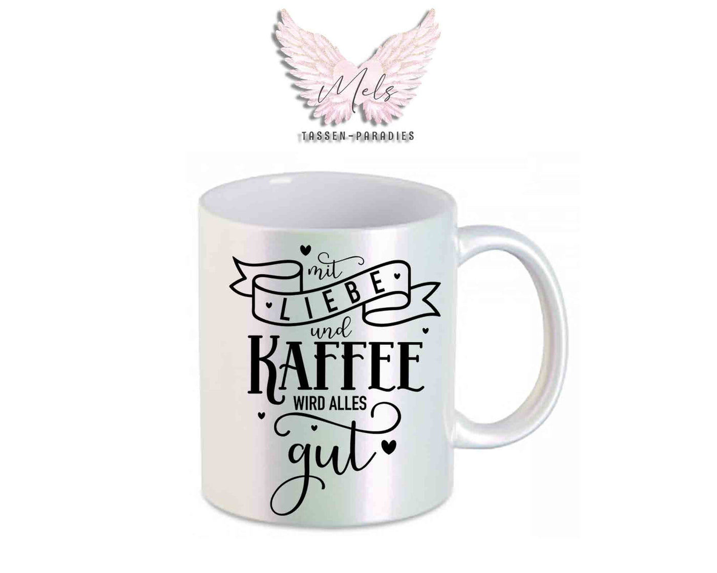 Mit Liebe und... - mit Bild - Personalisierte Tassen mit und ohne Name