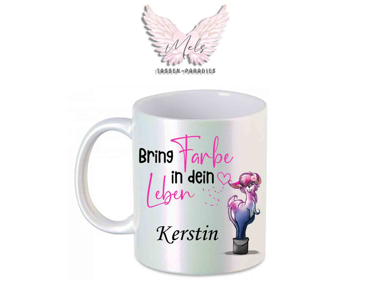 Bring Farbe... - mit Bild - Personalisierte Tassen mit und ohne Name