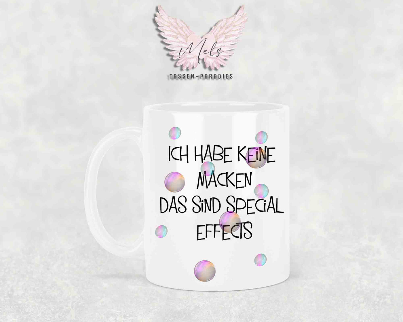 Ich habe keine Macken... - mit Bild - Personalisierte Tassen mit und ohne Name