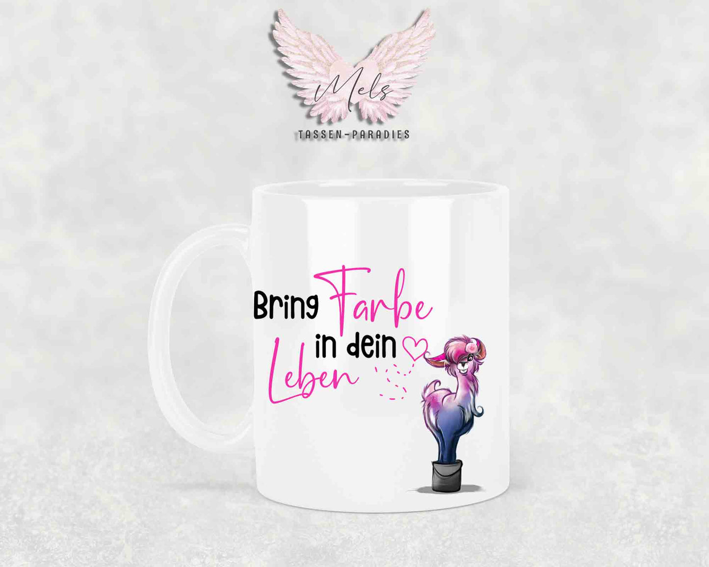 Bring Farbe... - mit Bild - Personalisierte Tassen mit und ohne Name