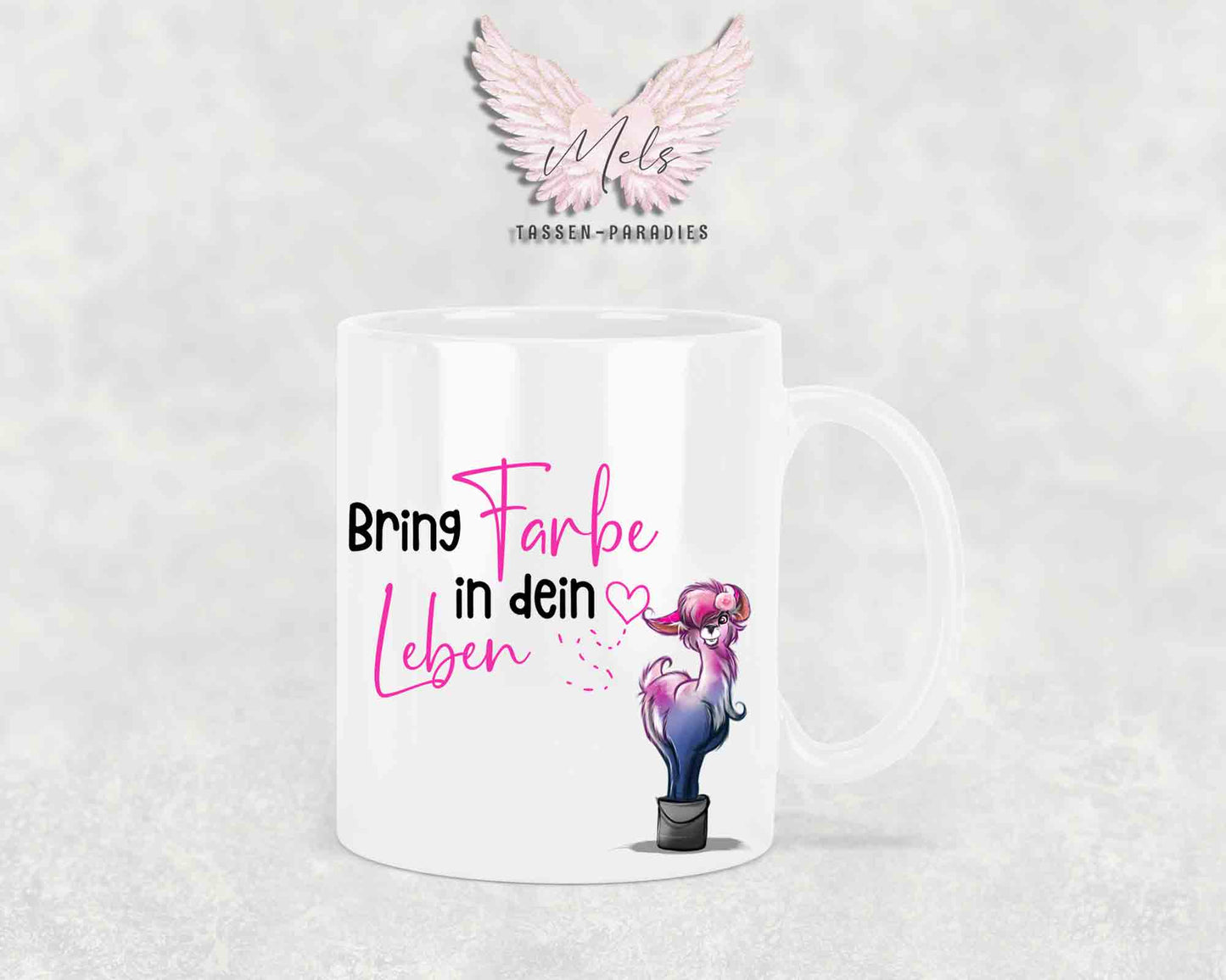 Bring Farbe... - mit Bild - Personalisierte Tassen mit und ohne Name