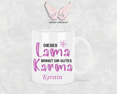 Dieses Lama... - mit Bild - Personalisierte Tassen mit und ohne Name