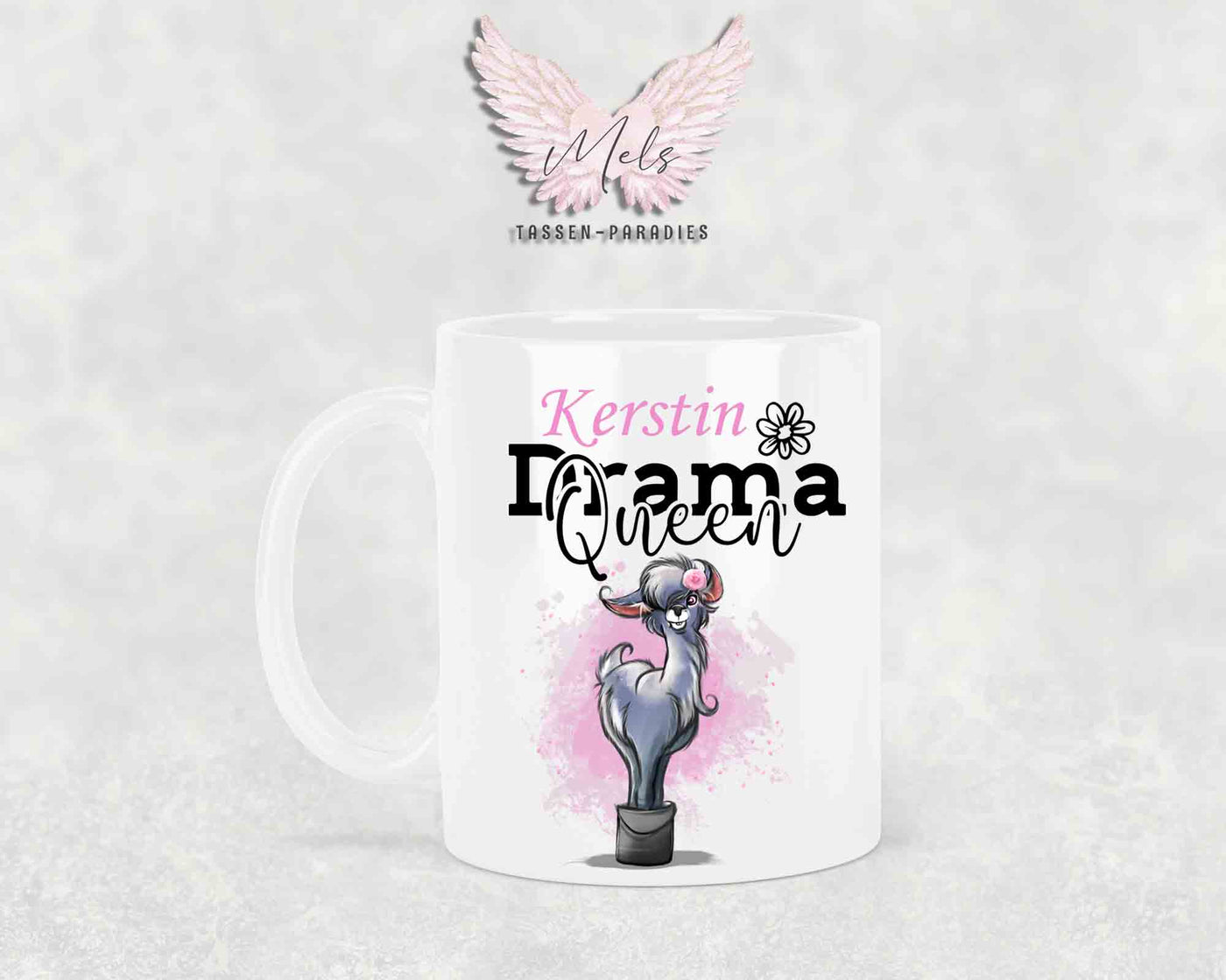 Drama Queen - mit Bild - Personalisierte Tassen mit und ohne Name