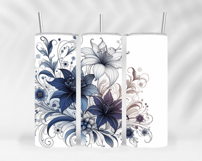 Thermobecher „Tiger Lilly Blumen"