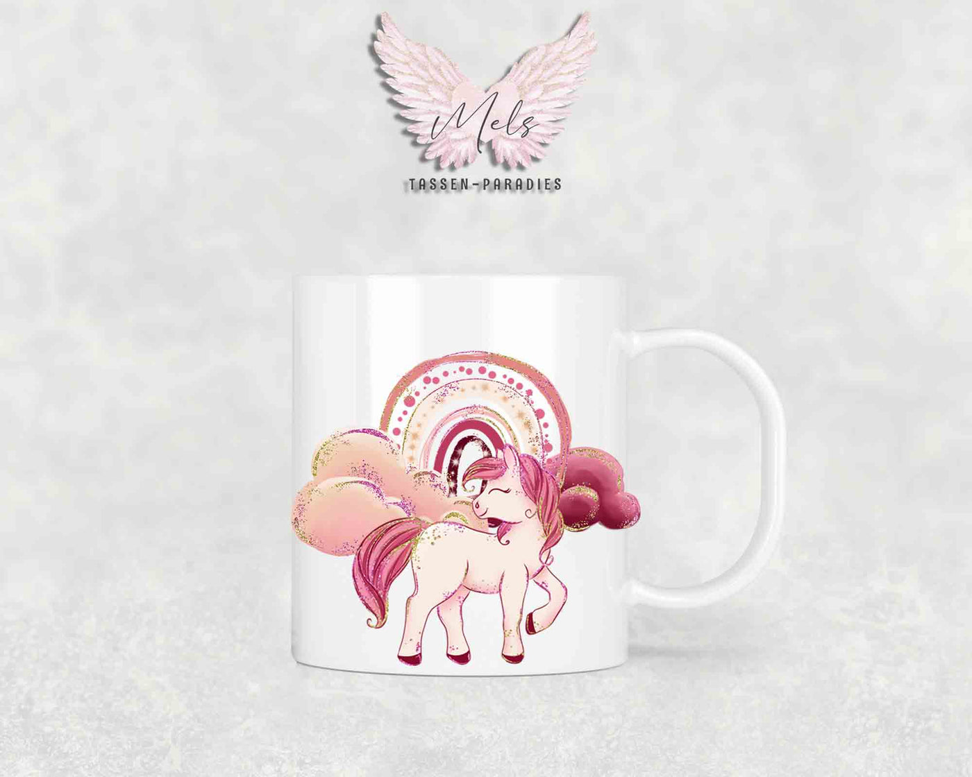 Personalisierte Kinder Tasse Pferde 1 - mit und ohne Name