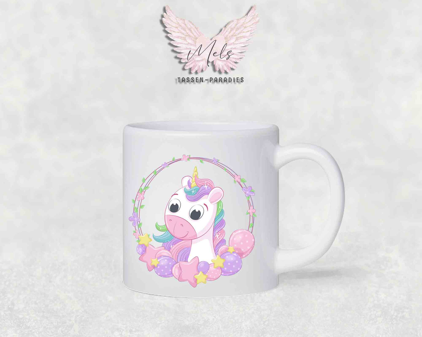 Personalisierte Kinder Tasse Einhorn 24 - mit und ohne Name