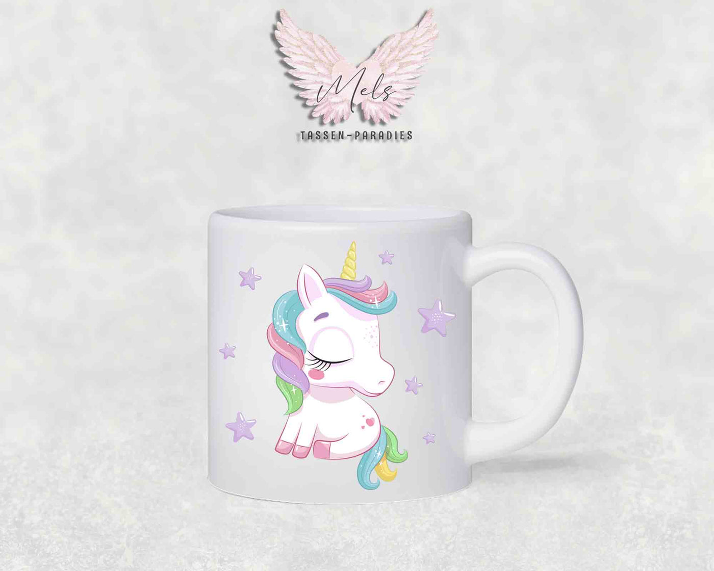 Personalisierte Kinder Tasse Einhorn 25 - mit und ohne Name