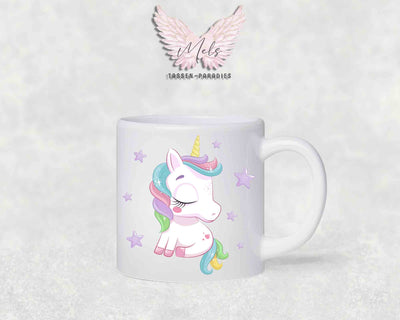 Personalisierte Kinder Tasse Einhorn 25 - mit und ohne Name