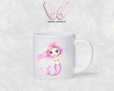 Personalisierte Kinder Tasse Meerjungfrau 3 - mit und ohne Name