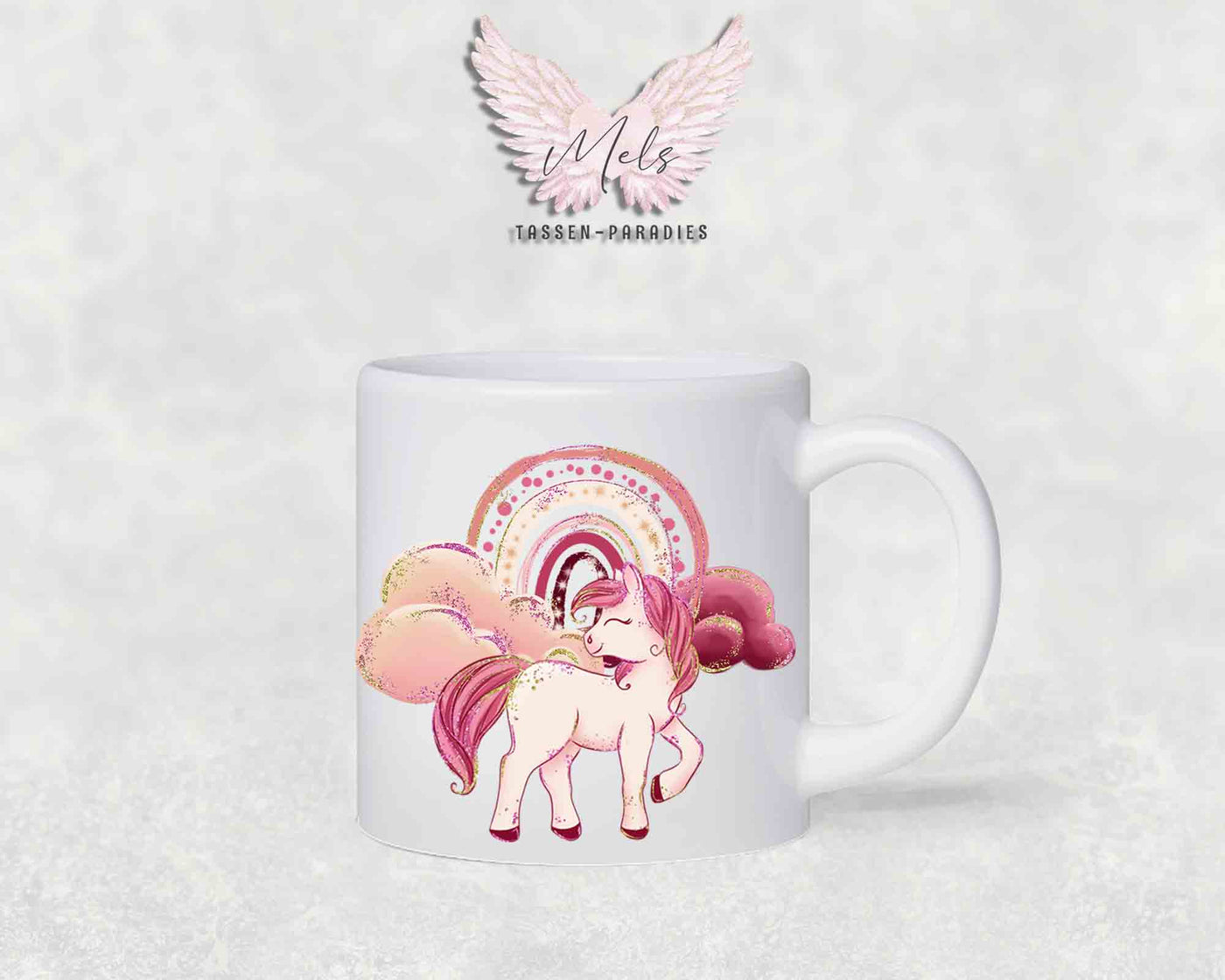 Personalisierte Kinder Tasse Pferde 1 - mit und ohne Name
