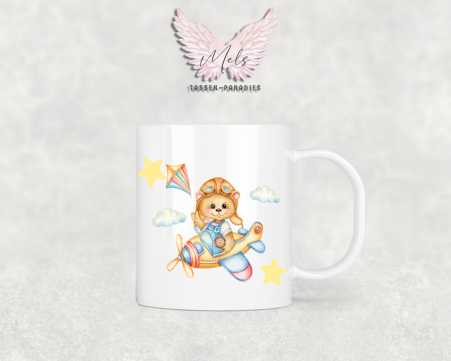 Personalisierte Kinder Tasse Bärchen 1 - mit und ohne Name