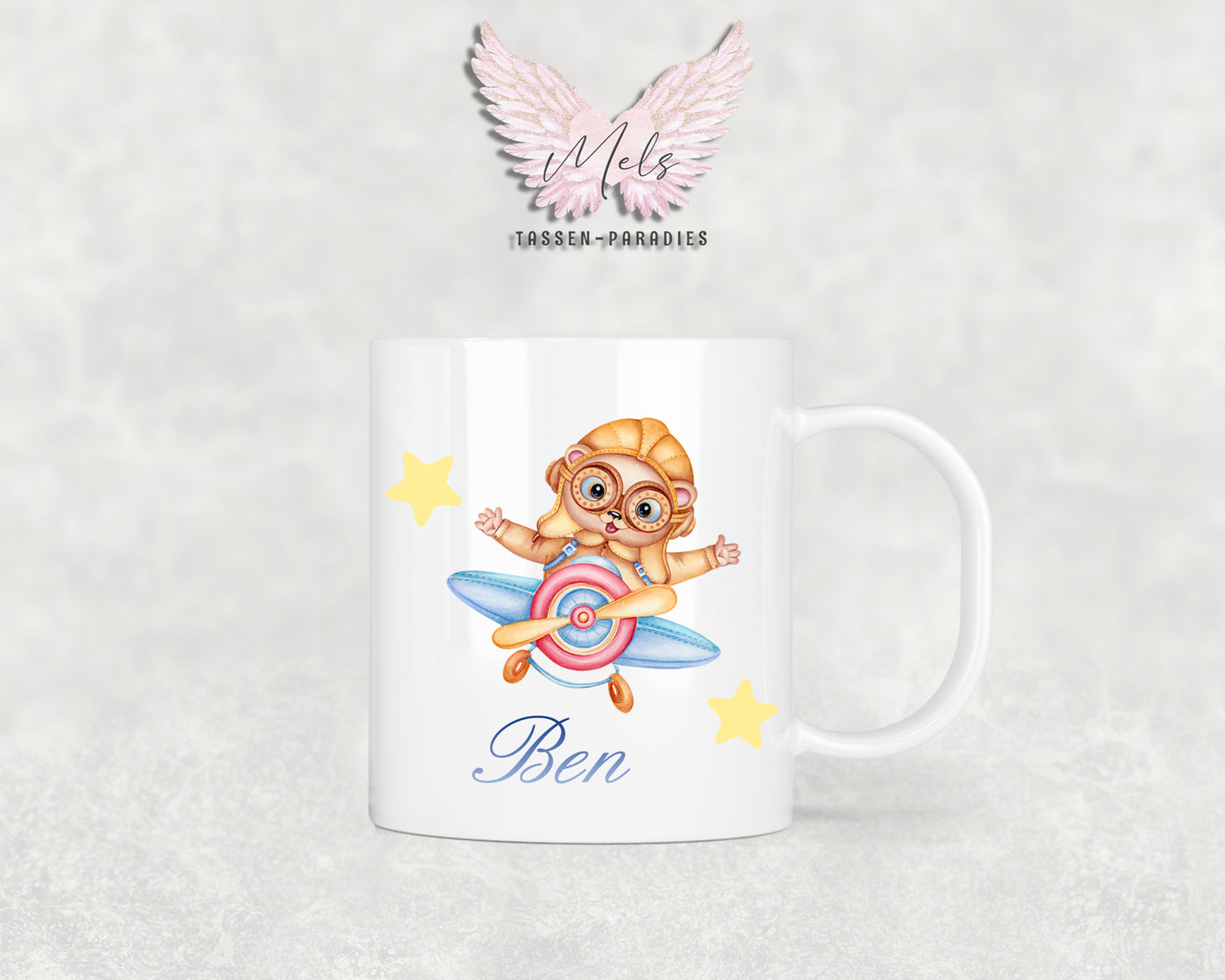 Personalisierte Kinder Tasse Bärchen 2 - mit und ohne Name