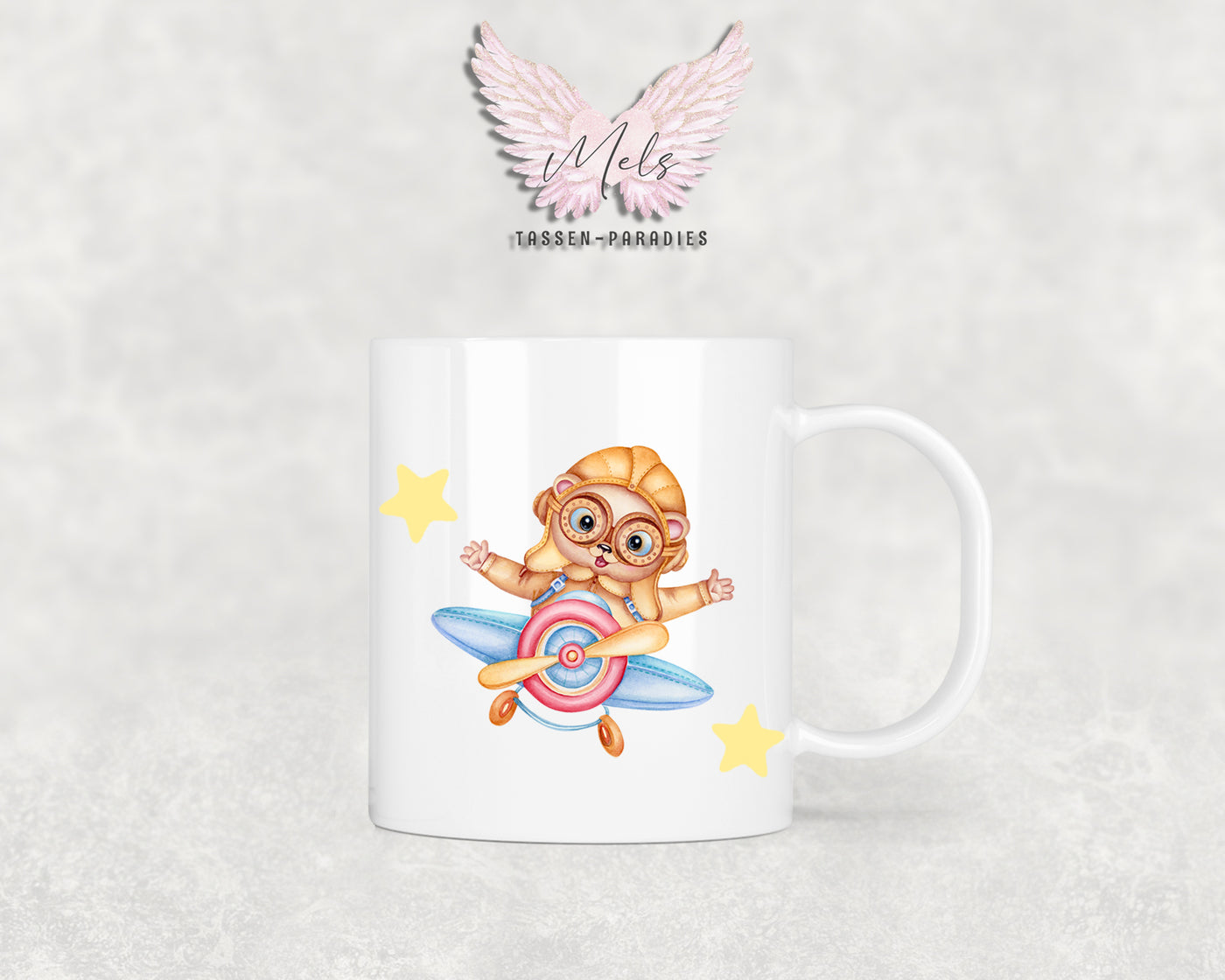 Personalisierte Kinder Tasse Bärchen 2 - mit und ohne Name