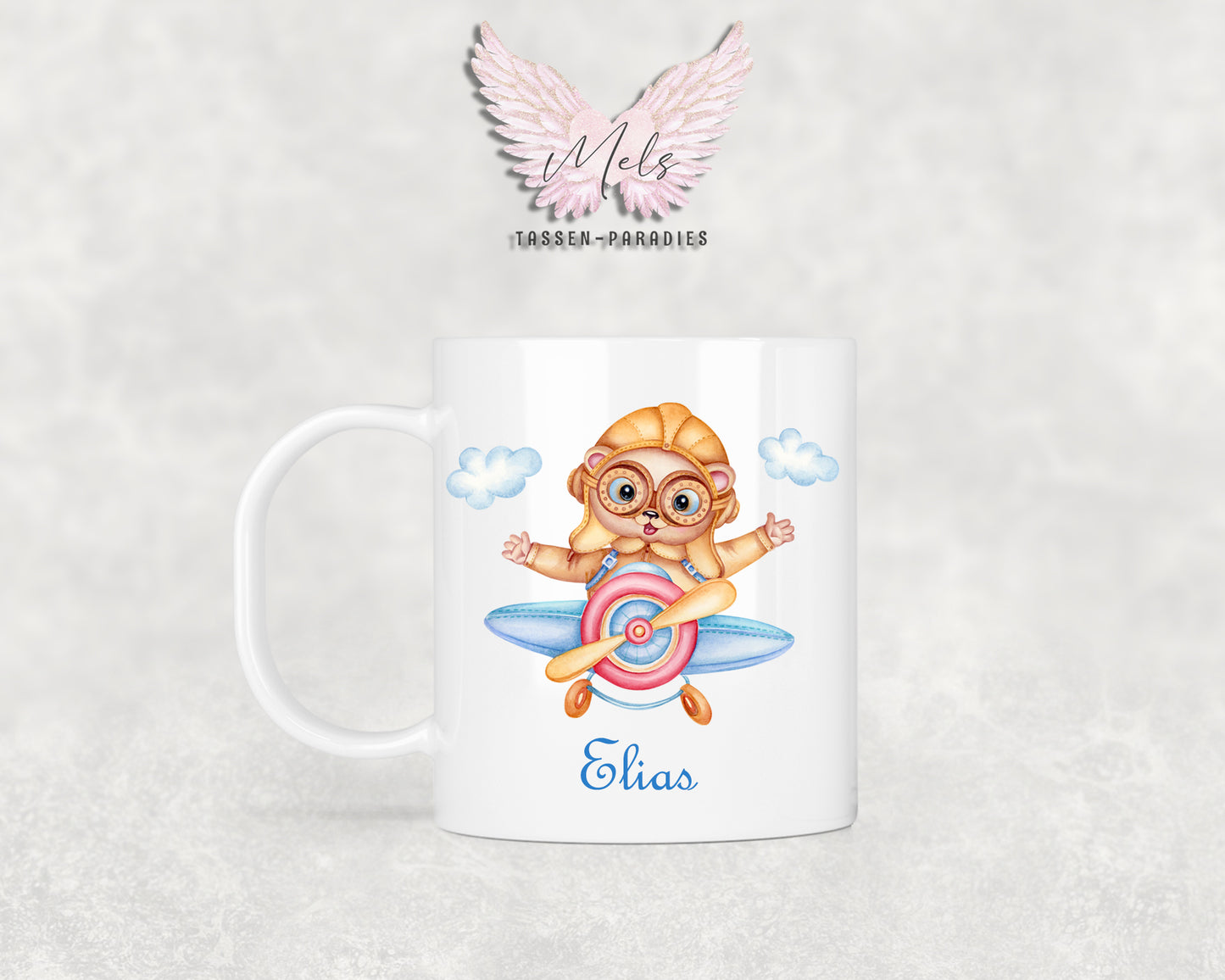 Personalisierte Kinder Tasse Bärchen 3 - mit und ohne Name