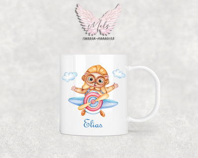 Personalisierte Kinder Tasse Bärchen 3 - mit und ohne Name