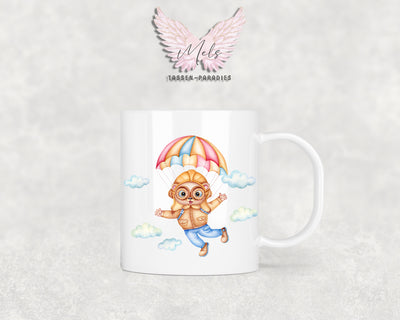 Personalisierte Kinder Tasse Bärchen 8 - mit und ohne Name