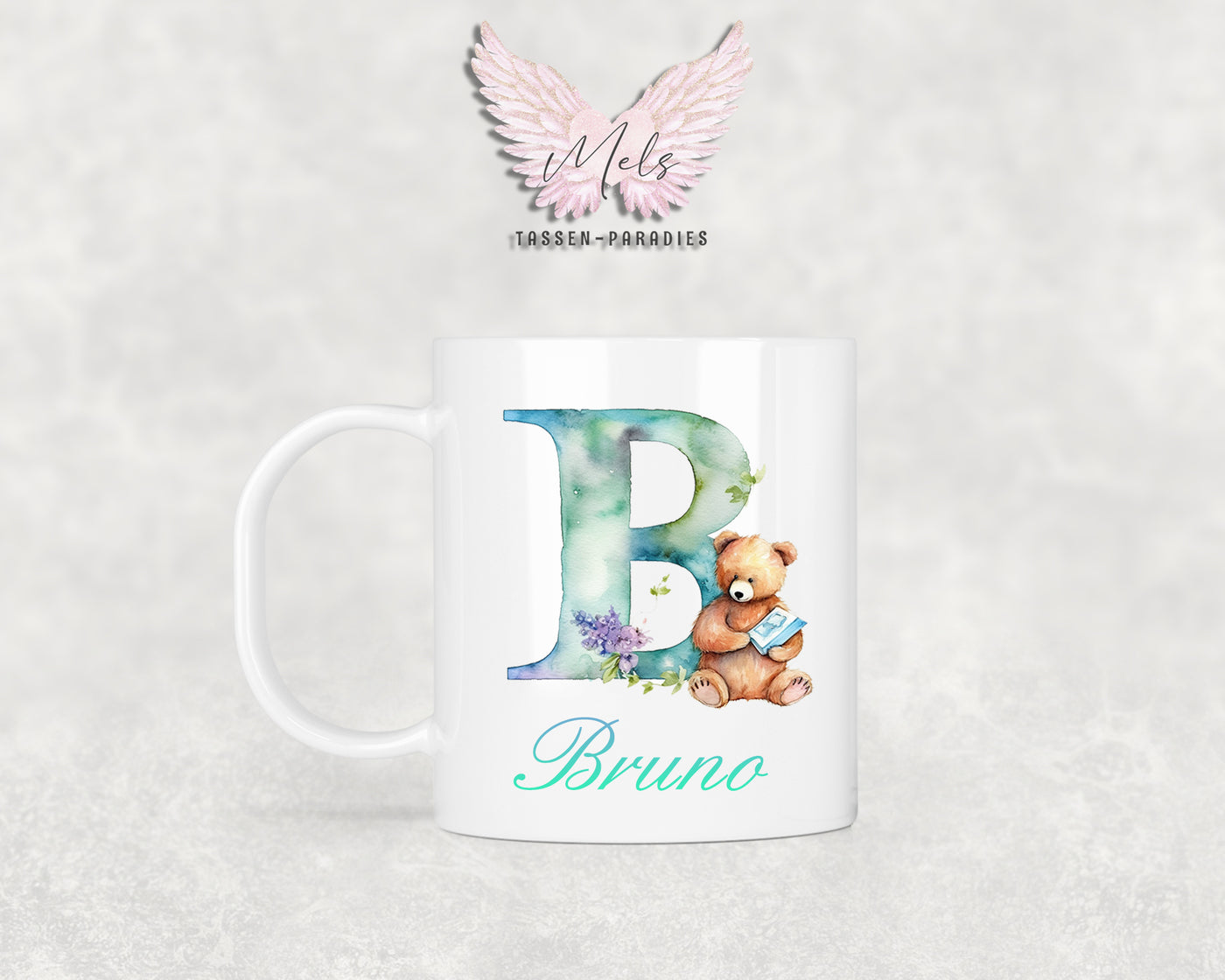 Name A bis Z - Personalisierte Kunststoff-Tasse 320ml