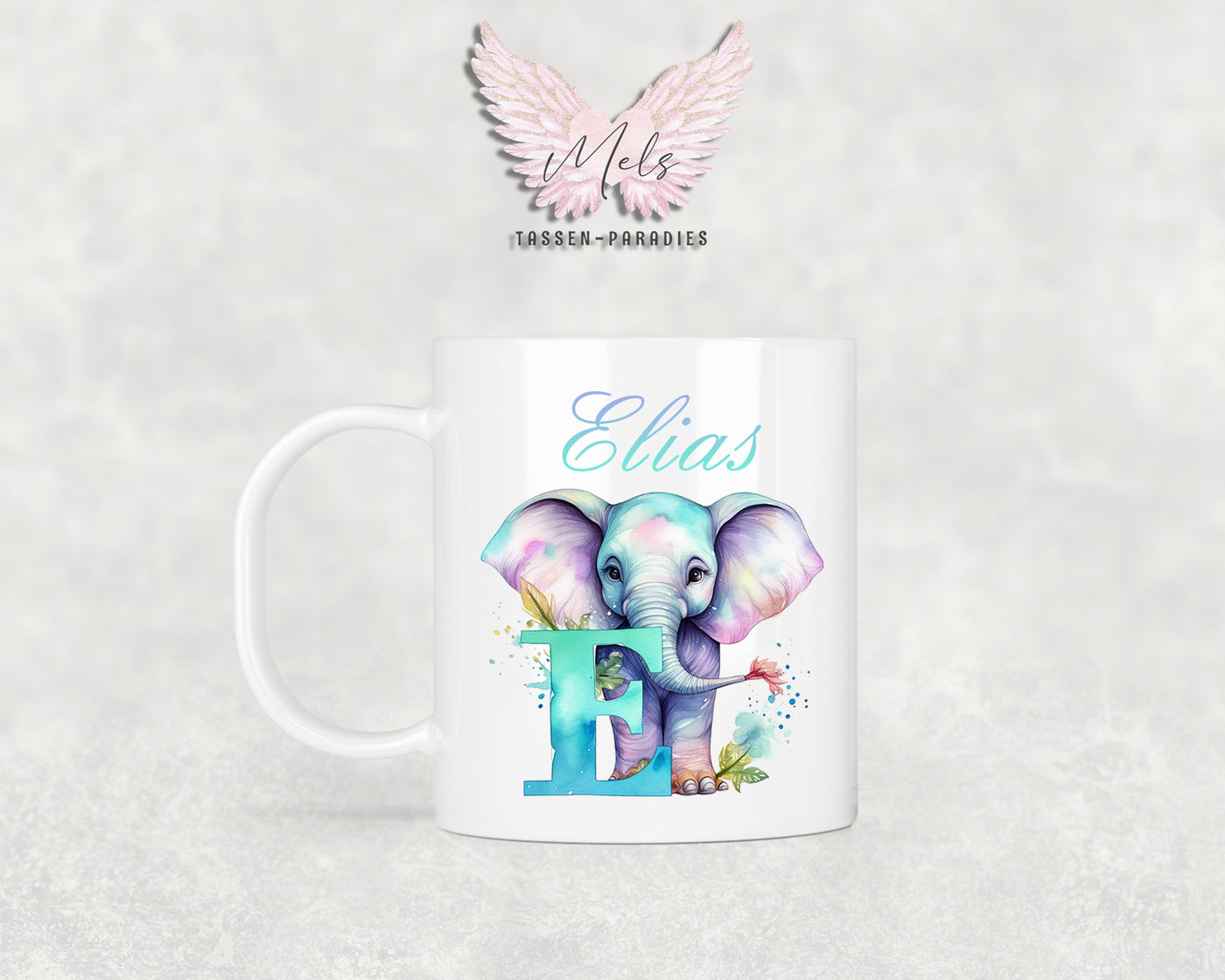 Name A bis Z - Personalisierte Kunststoff-Tasse 320ml