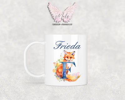 Name A bis Z - Personalisierte Kunststoff-Tasse 320ml
