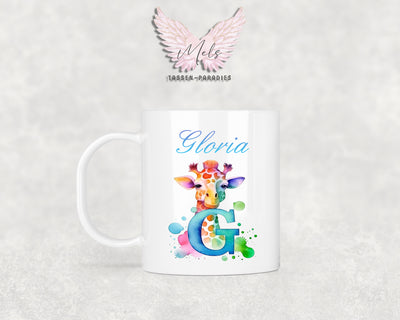 Name A bis Z - Personalisierte Kunststoff-Tasse 320ml