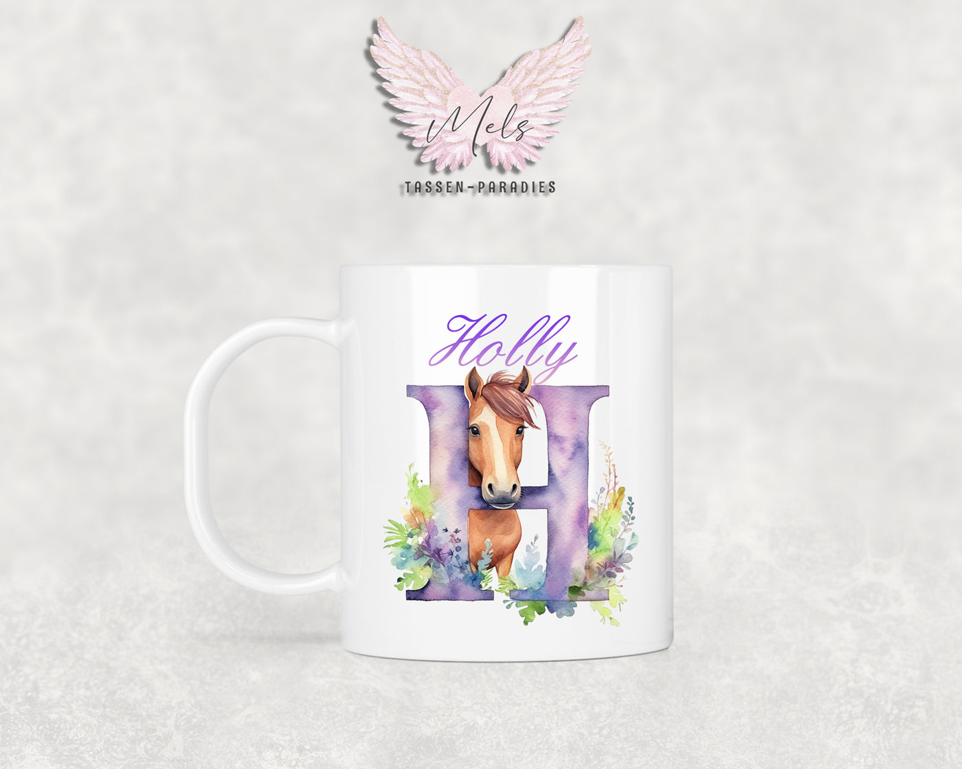 Name A bis Z - Personalisierte Kunststoff-Tasse 320ml