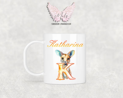 Name A bis Z - Personalisierte Kunststoff-Tasse 320ml