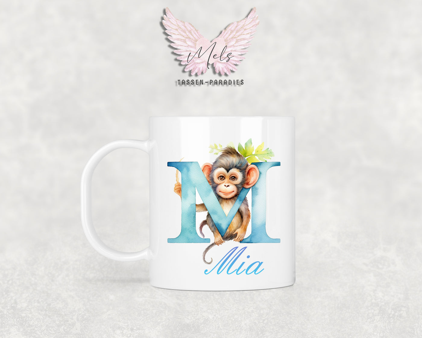 Name A bis Z - Personalisierte Kunststoff-Tasse 320ml