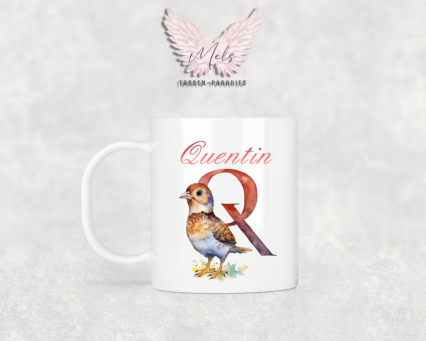 Name A bis Z - Personalisierte Kunststoff-Tasse 320ml