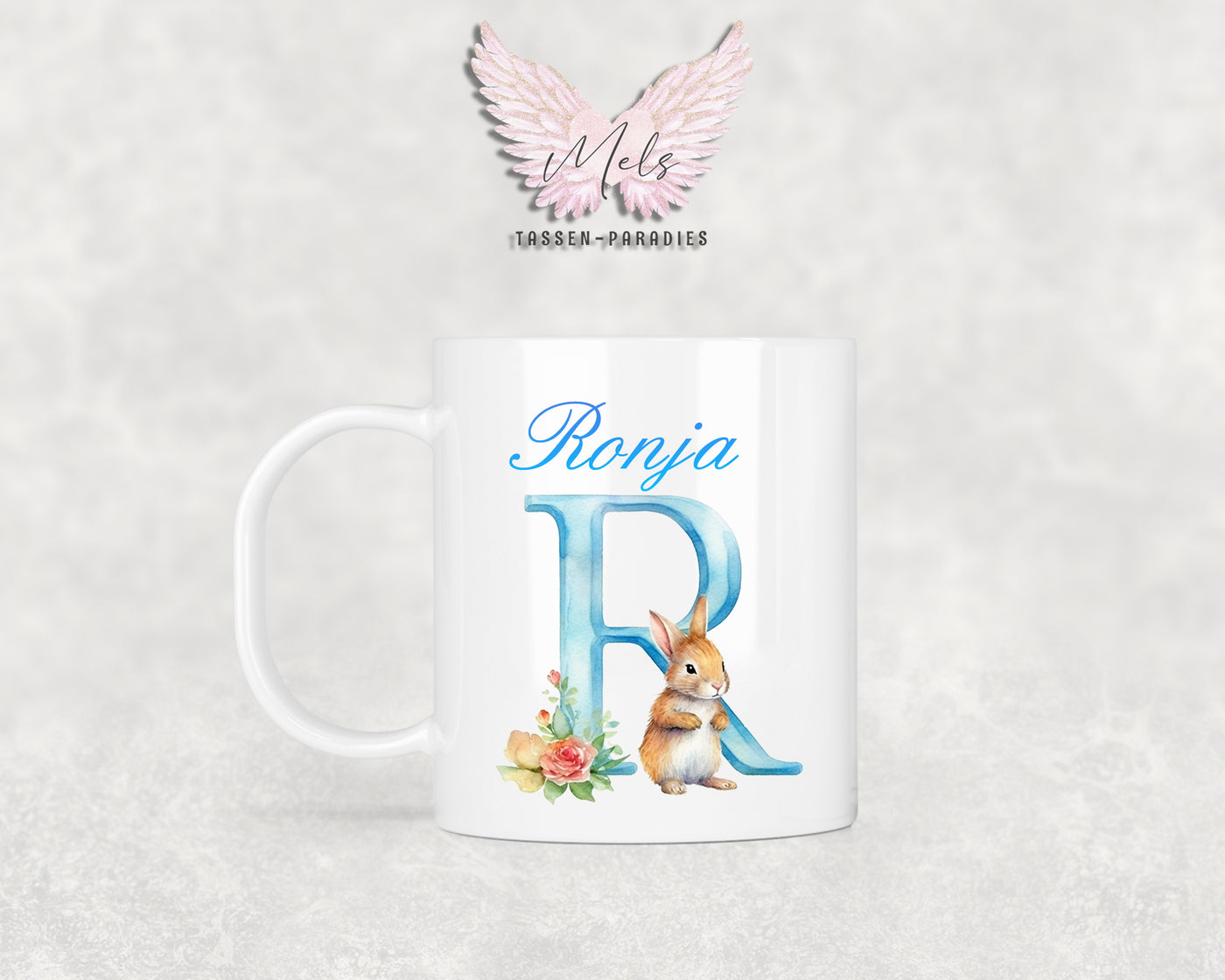 Name A bis Z - Personalisierte Kunststoff-Tasse 320ml