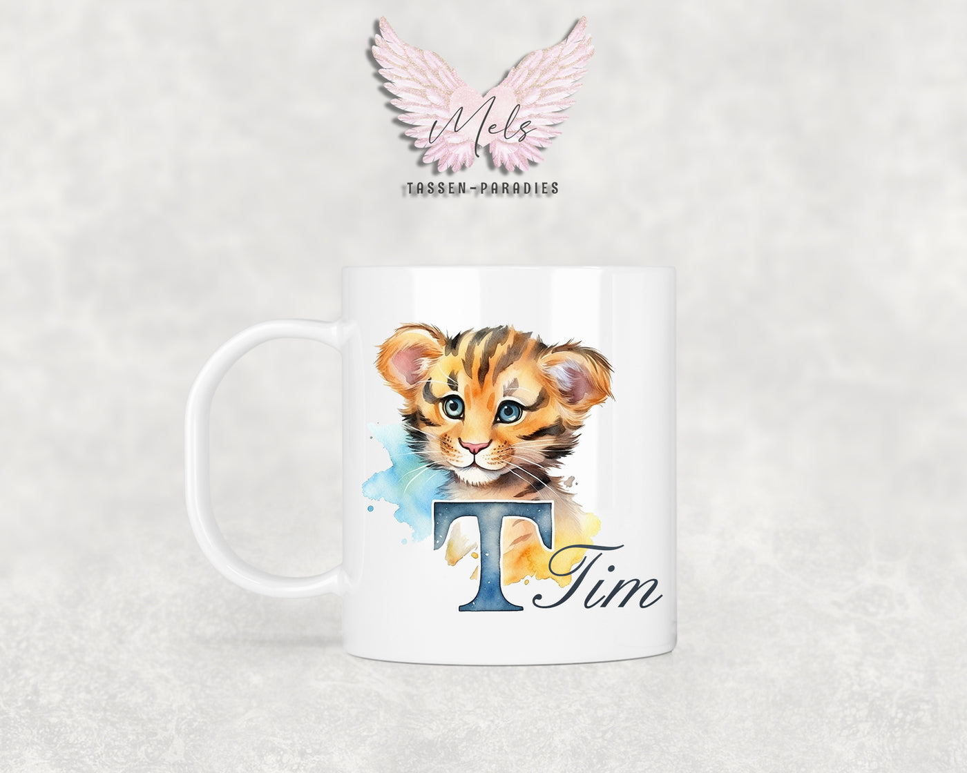 Name A bis Z - Personalisierte Kunststoff-Tasse 320ml