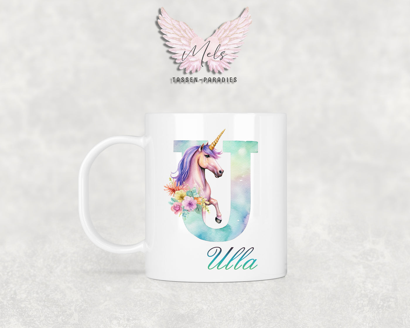 Name A bis Z - Personalisierte Kunststoff-Tasse 320ml