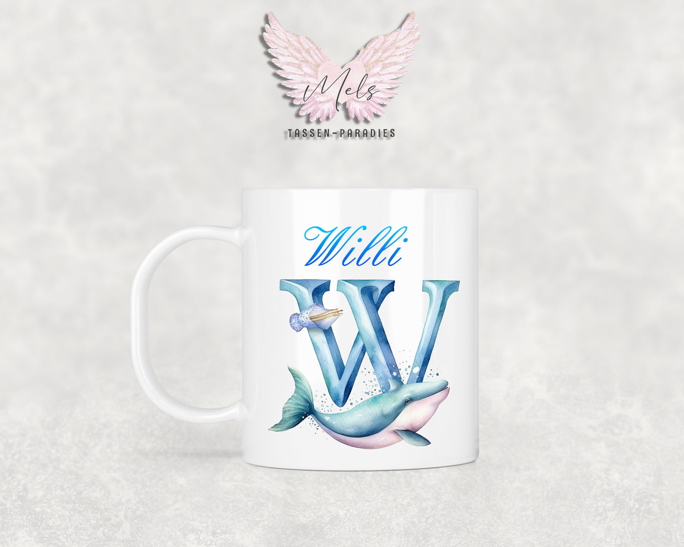 Name A bis Z - Personalisierte Kunststoff-Tasse 320ml