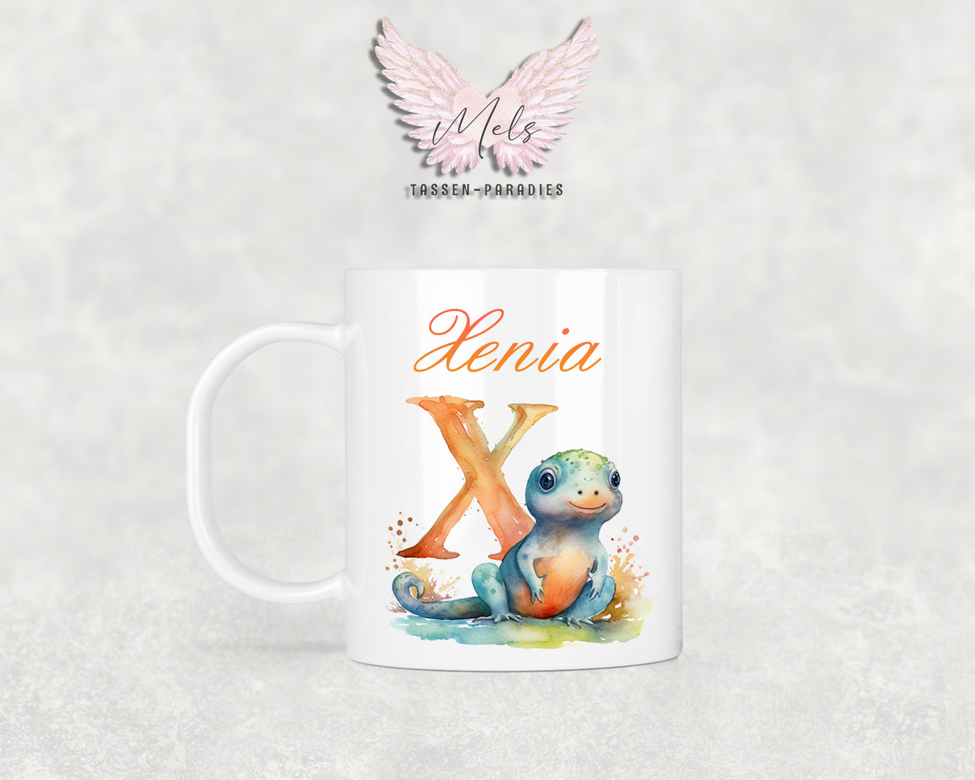 Name A bis Z - Personalisierte Kunststoff-Tasse 320ml
