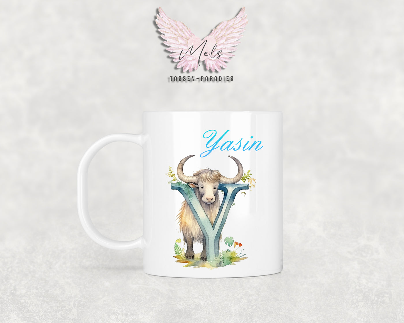 Name A bis Z - Personalisierte Kunststoff-Tasse 320ml