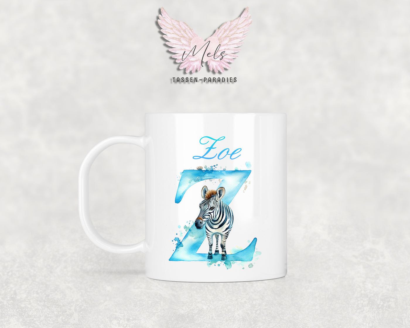 Name A bis Z - Personalisierte Kunststoff-Tasse 320ml