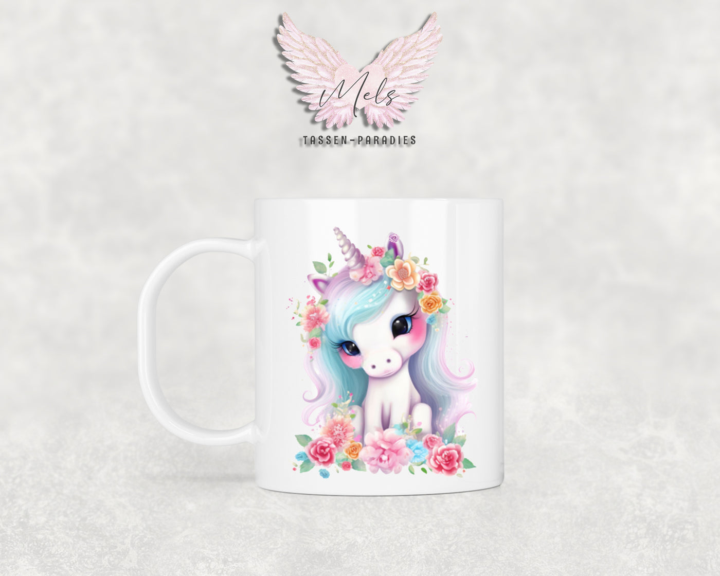 Personalisierte Kinder Tasse Einhorn 11 - mit und ohne Name